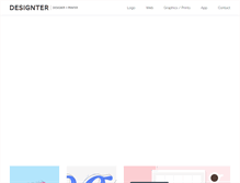 Tablet Screenshot of designter.com